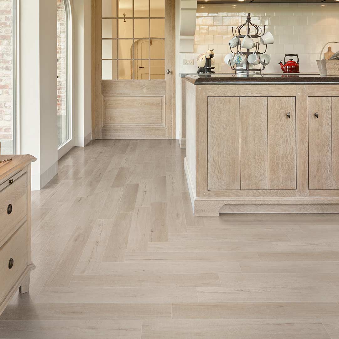 Korkgulv Fiskeben Coretec Naturals Spelt