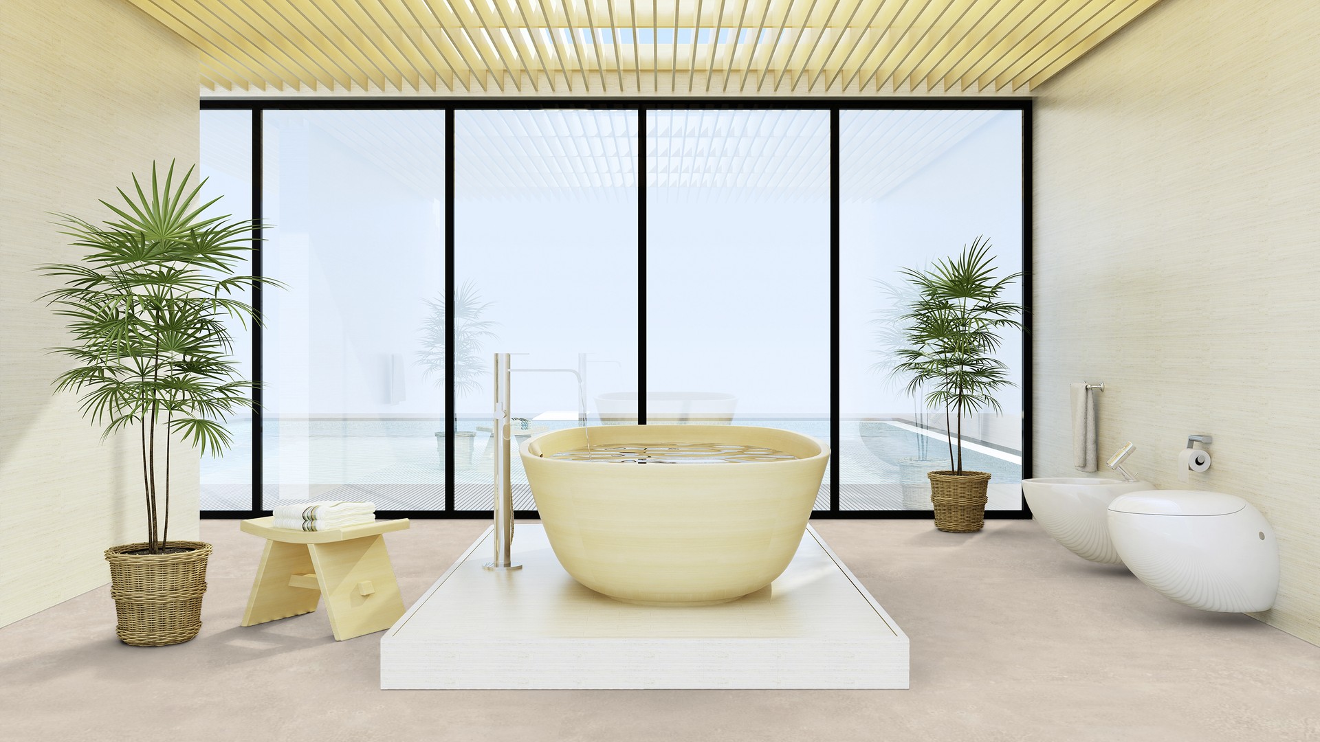 Våtromsbelegg Aquarelle Raw Century Dawn 2m - Bilde 2