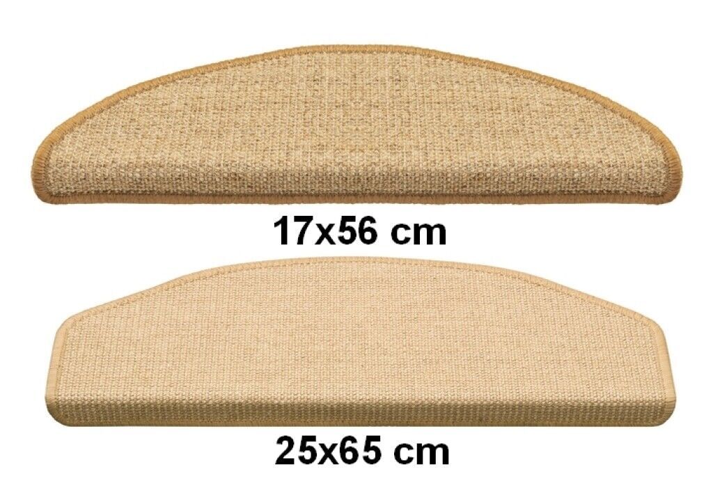 Trappeteppe Sisal Step Tweed 25x65cm