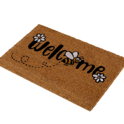 Dørmatte E-Coco Welcome Bee